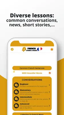 French ー Listening・Speaking android App screenshot 13