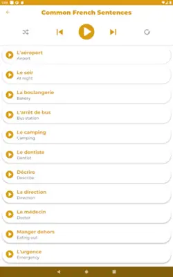 French ー Listening・Speaking android App screenshot 6